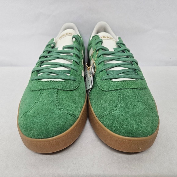 Adidas VL Court 2.0 Casual Sneakers JH5077 Green Suede Gum Sole Men Size 12 - Picture 5 of 11